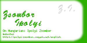 zsombor ipolyi business card